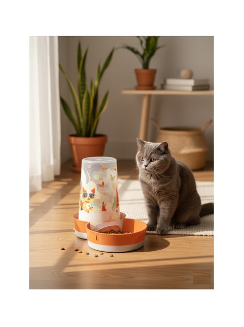 Distributeur Chat au soleil - Kiabi