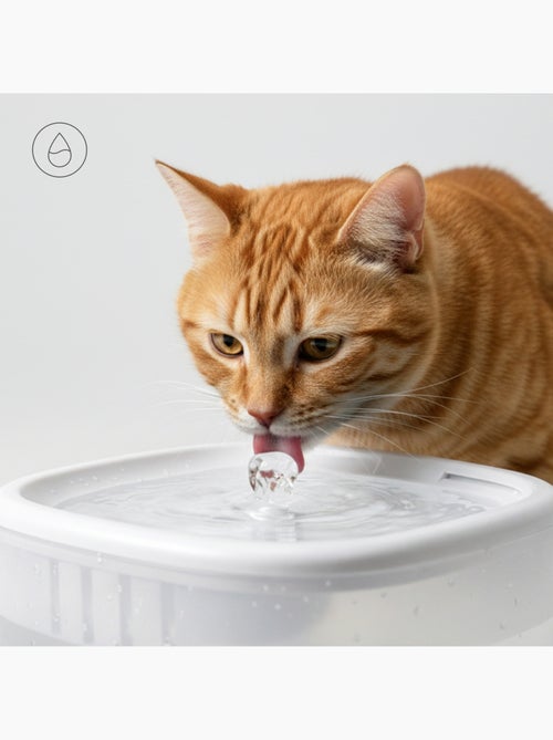 Distributeur Croquettes Chat Automatique 2en1 PELUVIO Feast - Distributeur d'eau - Wi-Fi - 10/jour - Kiabi