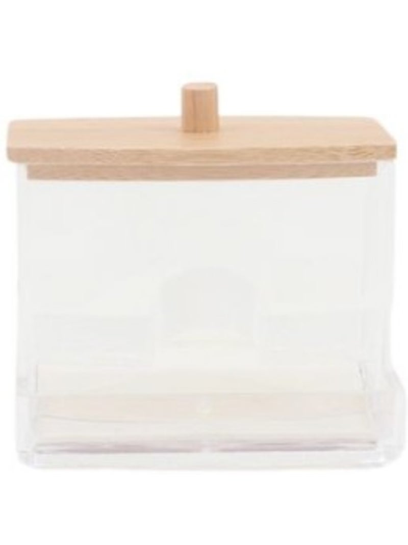 Distributeur de coton tiges 9x8cm Transparent - Kiabi