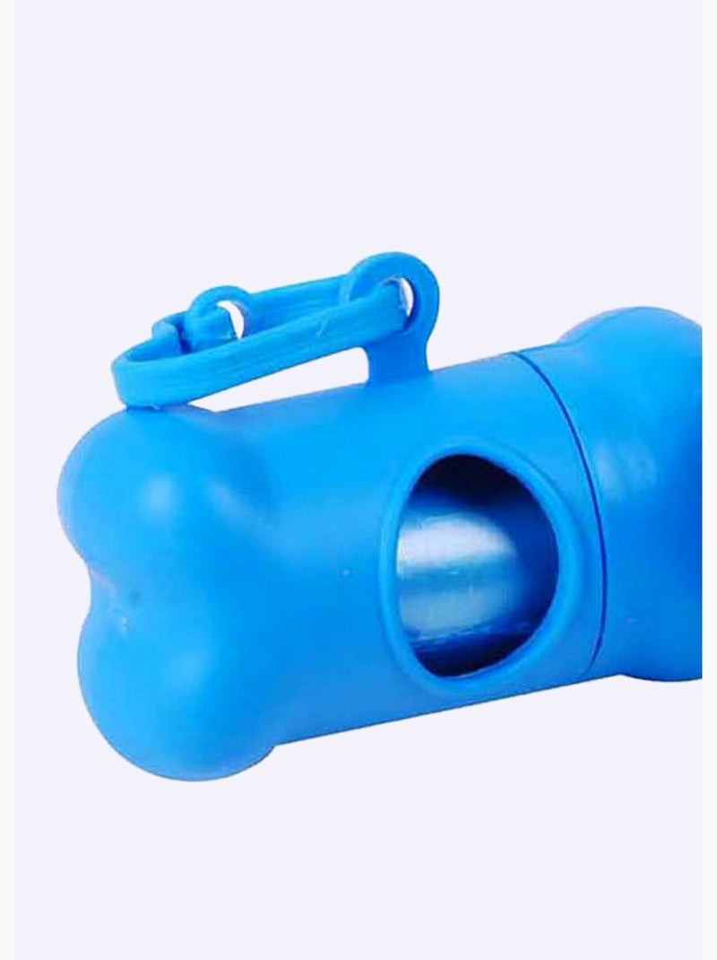 Distributeur de sac à excréments + 30 sacs Bleu - Kiabi