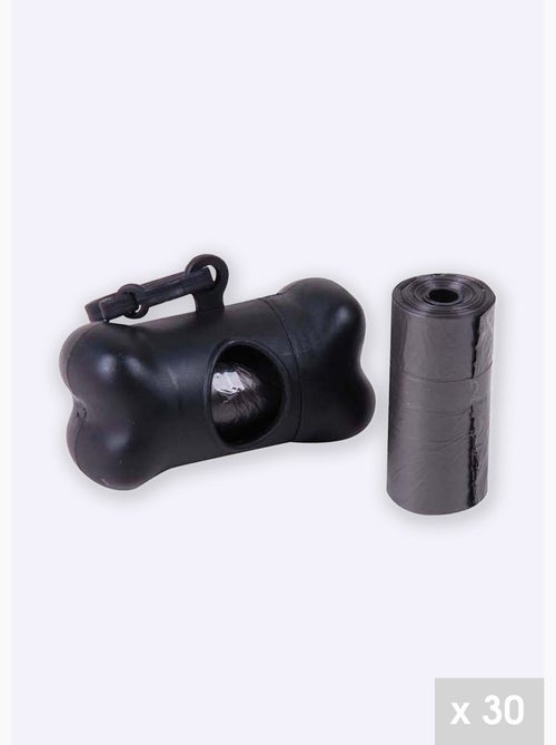 Distributeur de sac à excréments + 30 sacs - Kiabi