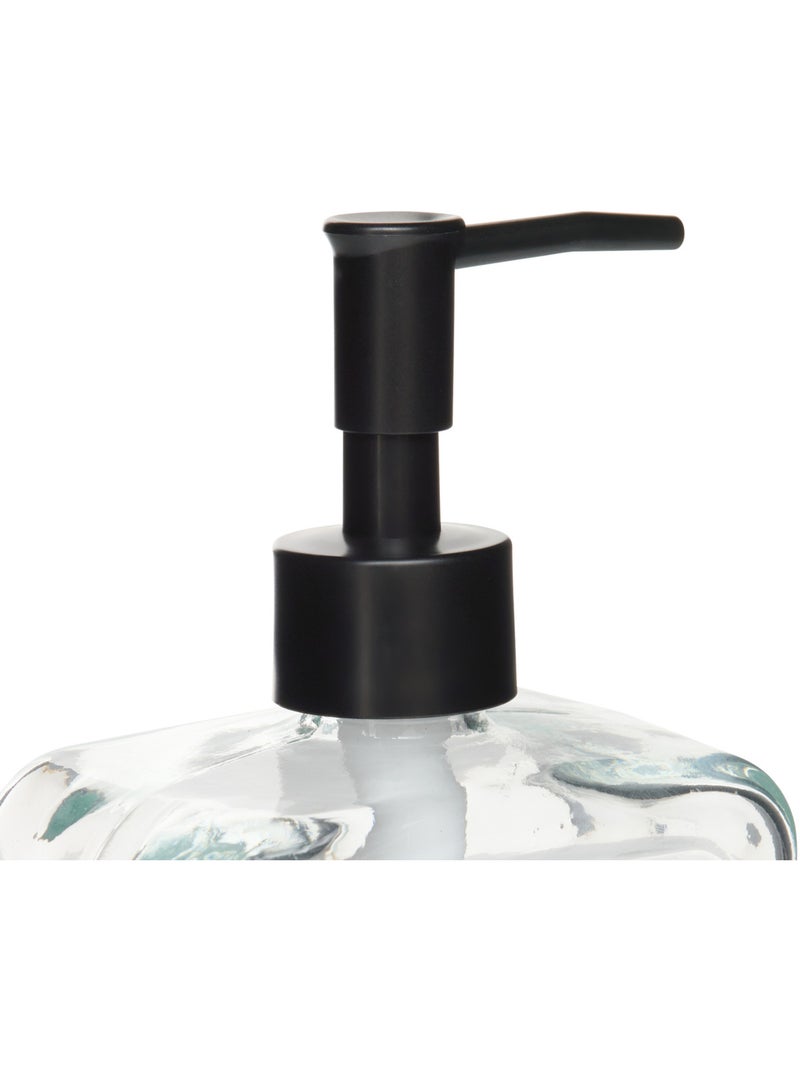 Distributeur de savon 550ml en verre Vert - Kiabi