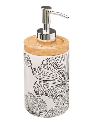 Distributeur de savon 7 x 18 cm Envole de fleur