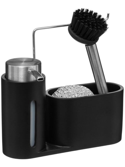 Distributeur de savon avec poignée, avec éponge et brosse - Kiabi