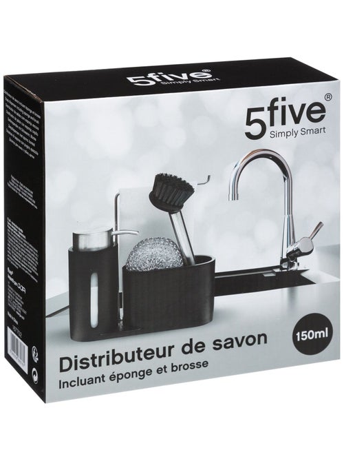 Distributeur de savon avec poignée, avec éponge et brosse - Kiabi