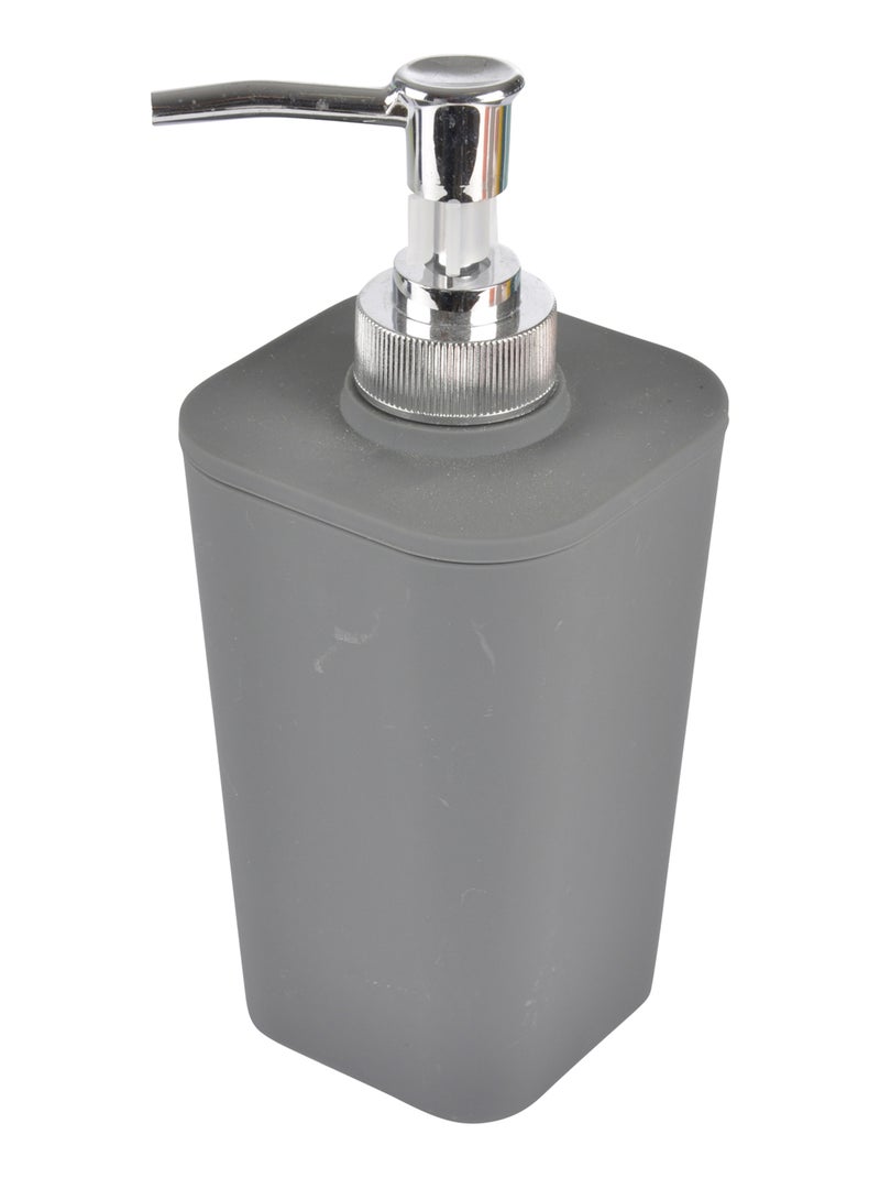 Distributeur de Savon Collection Vitamines Soft Touche gris anthracite - Kiabi