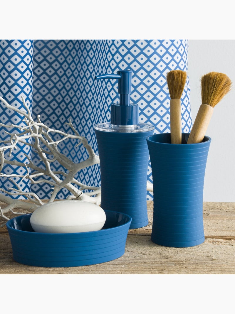 Distributeur de savon DESIGN en polystyrène rechargeable 7 x 7 x 18 cm - Guy Levasseur Blanc - Kiabi