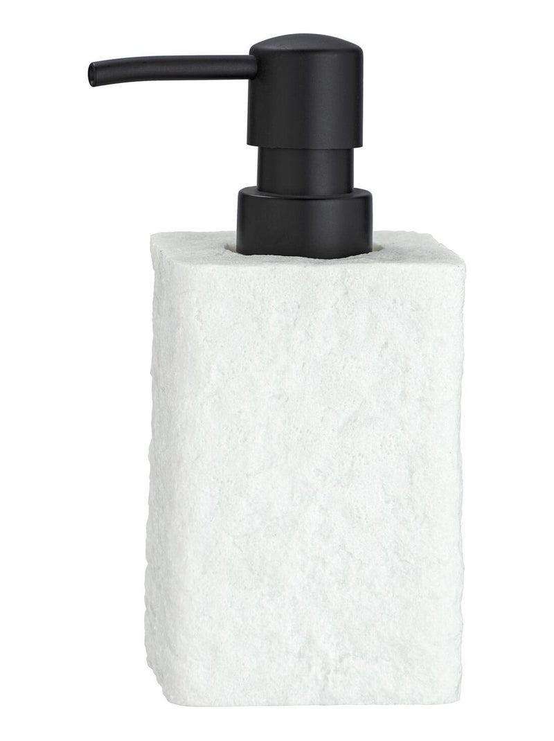 Distributeur de savon effet pierre VILLATA Blanc - Kiabi