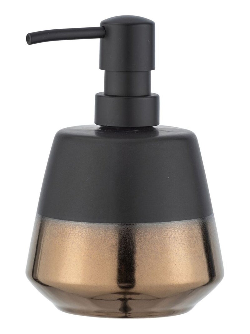 Distributeur de savon en céramique finition mate BRANDOL Noir - Kiabi