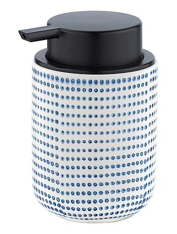 Distributeur de savon en céramique motif bord de mer NOLE