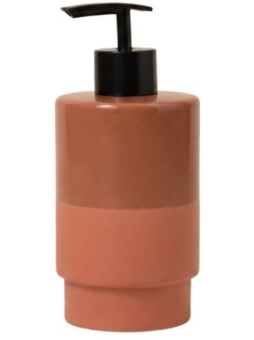 Distributeur de savon en céramique terracotta - Kiabi Distributeur de savon en céramique terracotta - Kiabi