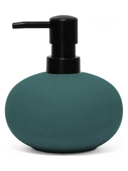 Distributeur de savon en gres 12 cm Mambos emeraude - Kiabi