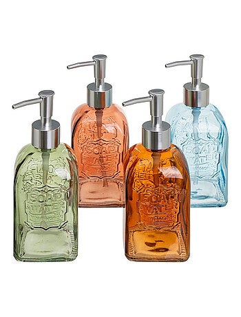 Distributeur de savon en verre