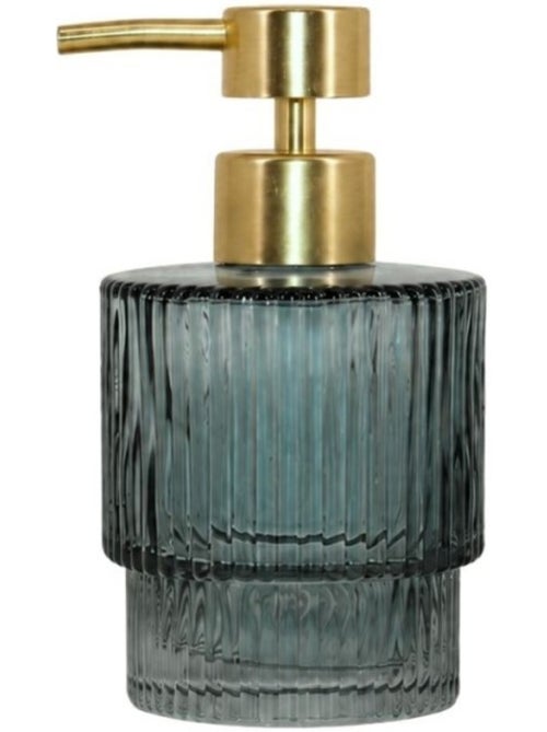 Distributeur de savon en verre strié - Kiabi