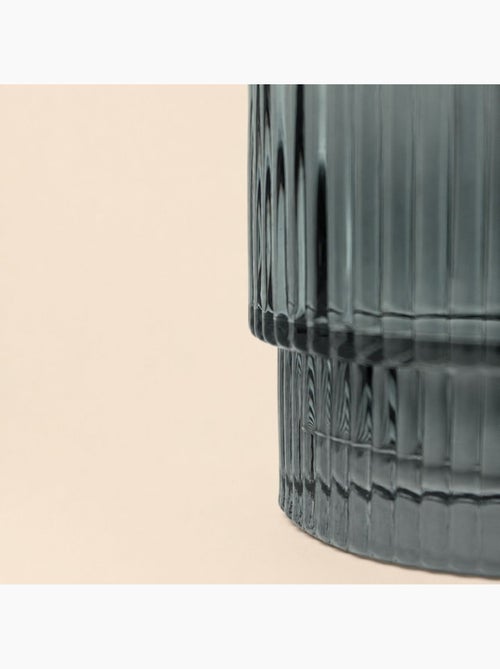 Distributeur de savon en verre strié - Kiabi