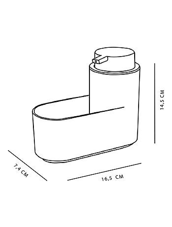 Distributeur de savon liquide en plastique KITCHEN