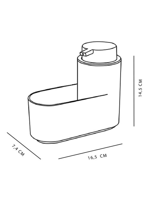 Distributeur de savon liquide en plastique KITCHEN - Kiabi