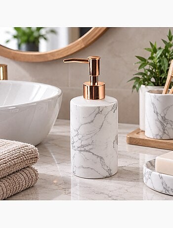 Distributeur de savon marbre