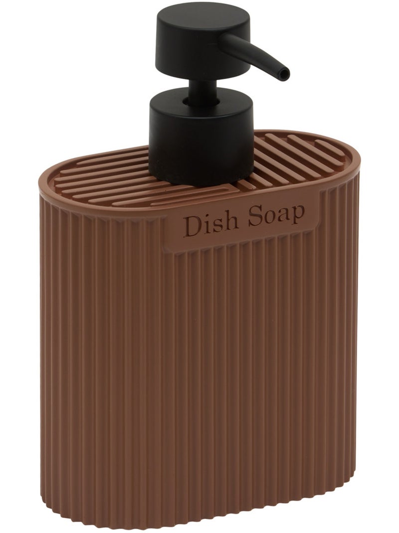Distributeur de savon ovale TERRA Marron - Kiabi
