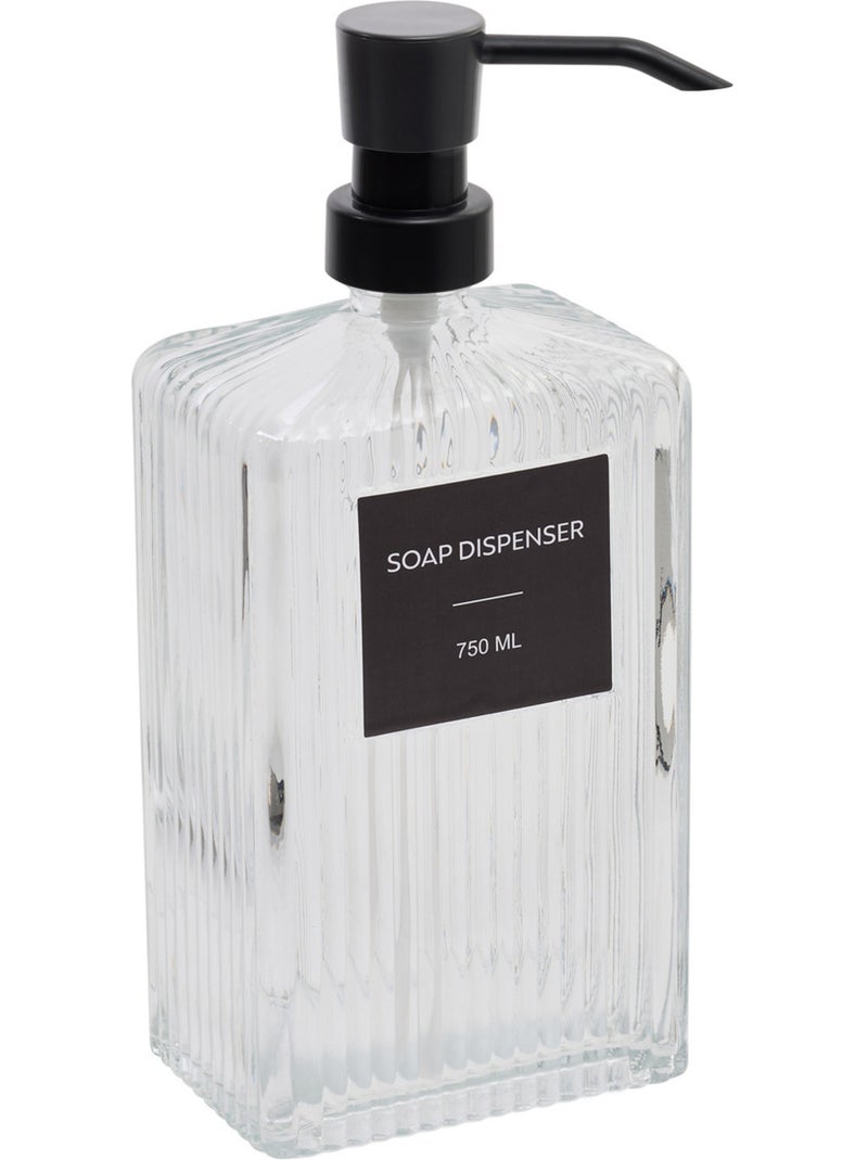 Distributeur de savon rectangulaire Bleu - Kiabi