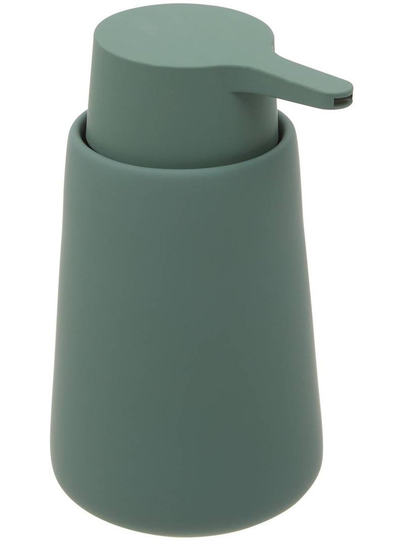 Distributeur de savon rond en grès colorama Vert - Kiabi