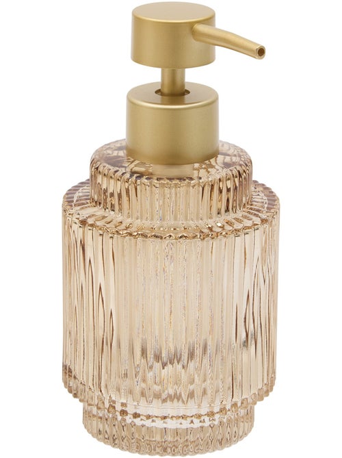 Distributeur de savon rond en verre SOLIS - Kiabi Distributeur de savon rond en verre SOLIS - Kiabi