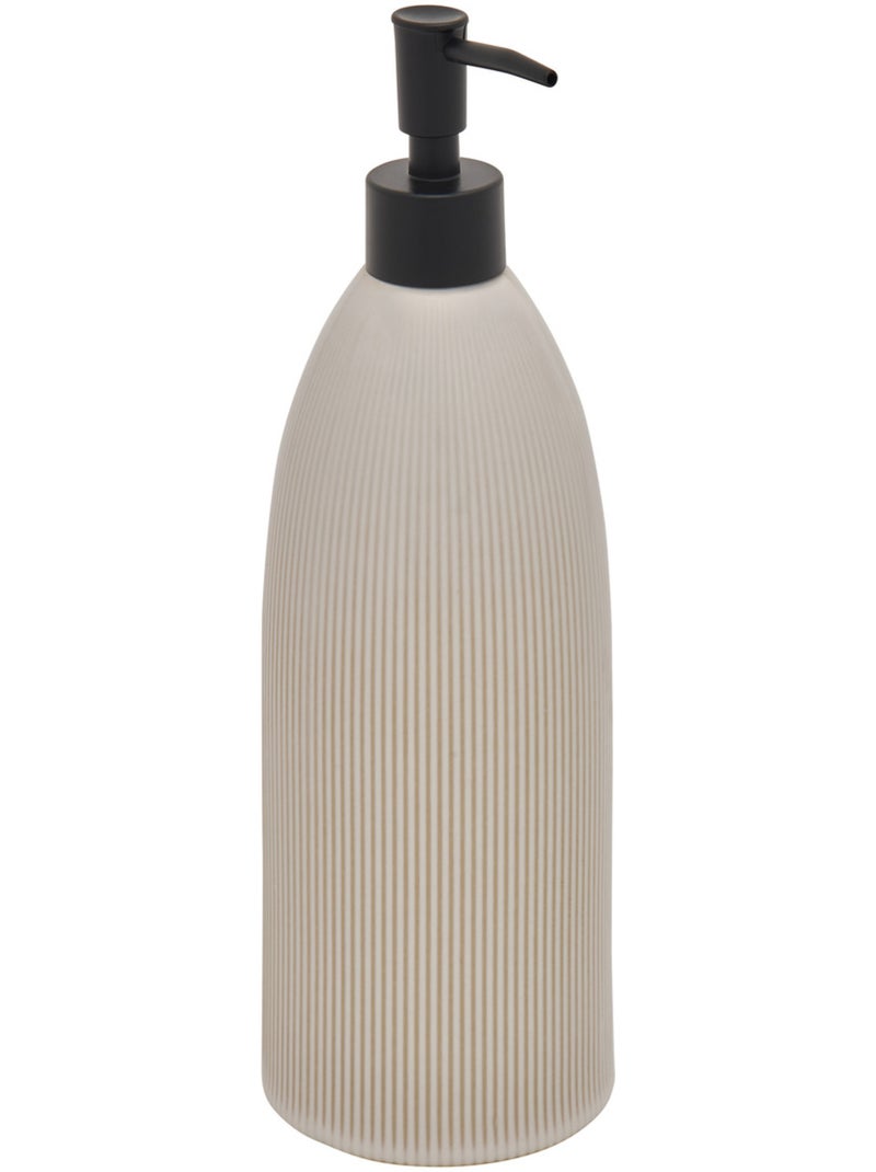Distributeur de savon strié 850ml Vert - Kiabi