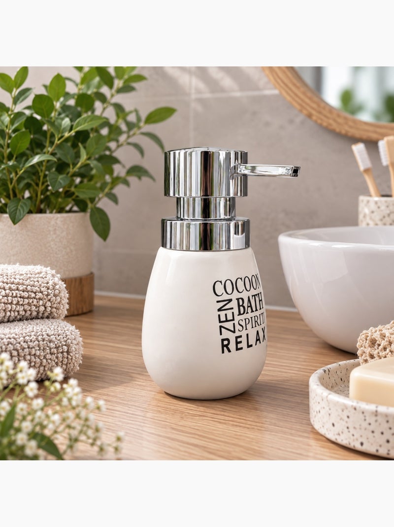 Distributeur de savon tikal Blanc - Kiabi