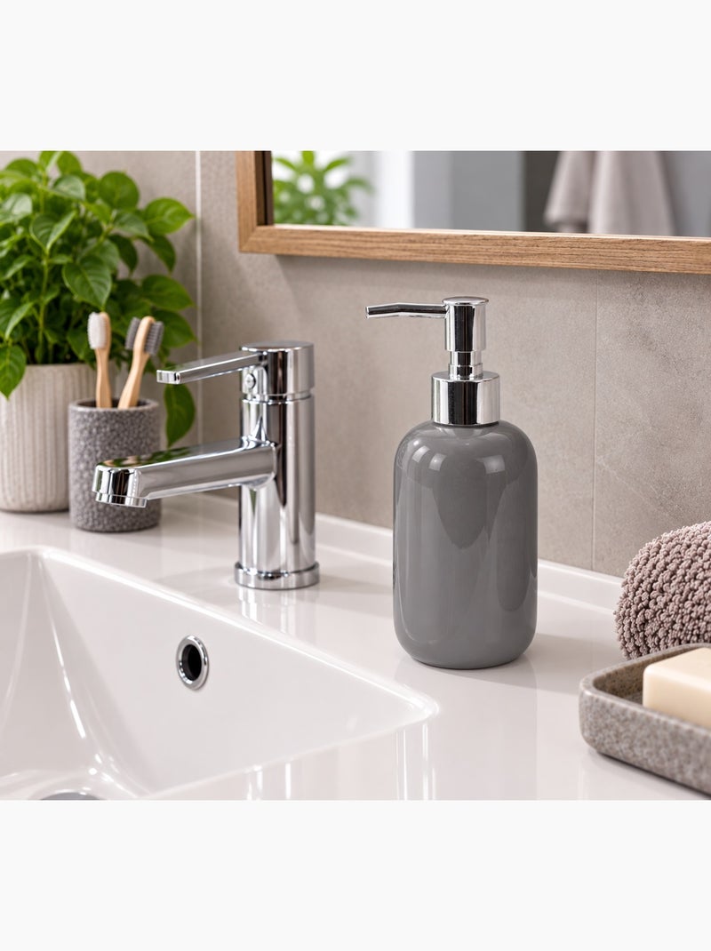 Distributeur de savon vitamines céramique Noir Gris anthracite - Kiabi