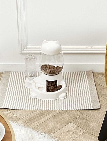 Distributeur d'eau et de croquettes pour chien et chat KEIKO