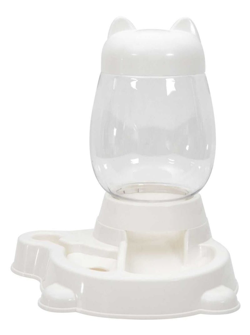 Distributeur d'eau et de croquettes pour chien et chat KEIKO Blanc - Kiabi