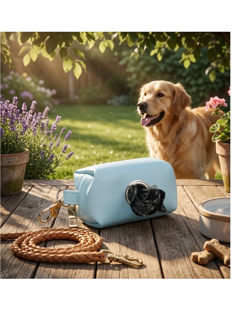 Distributeur pour sacs a déjections Purva Bleu - Kiabi
