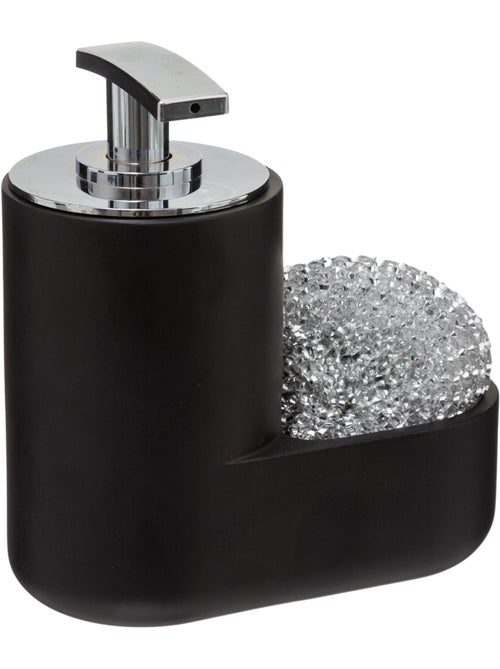 Distributeur savon 300ml avec éponge BLACK EDITION - Kiabi