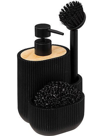 Distributeur savon 500ml avec éponge et brosse NATUREO