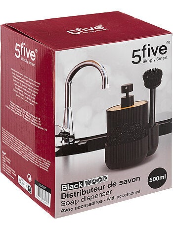 Distributeur savon 500ml avec éponge et brosse NATUREO