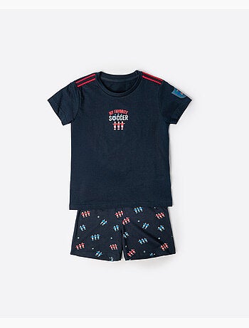 DIVER Mon pyjama de football à manches courtes préféré pour garçons