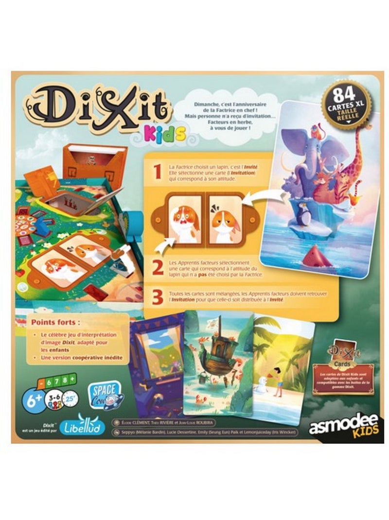 Dixit Kids - Jeu cooperaitf Bleu turquoise - Kiabi