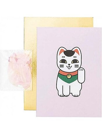 DIY - Carte chat porte bonheur