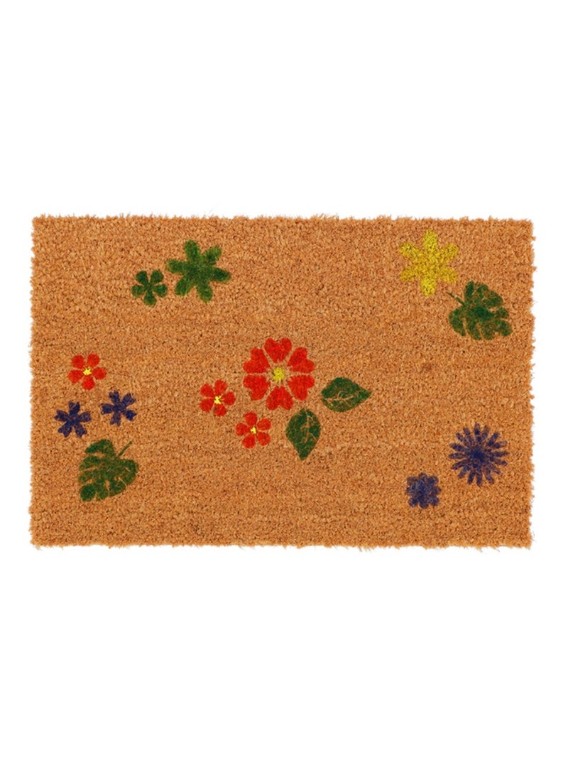 DIY Paillasson fleurs Marron - Kiabi