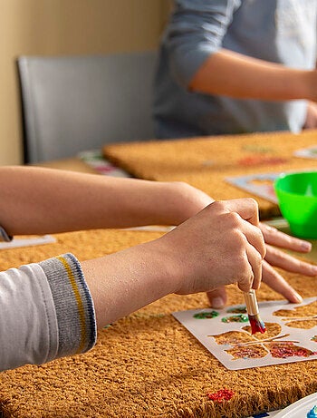 DIY Paillasson papillons