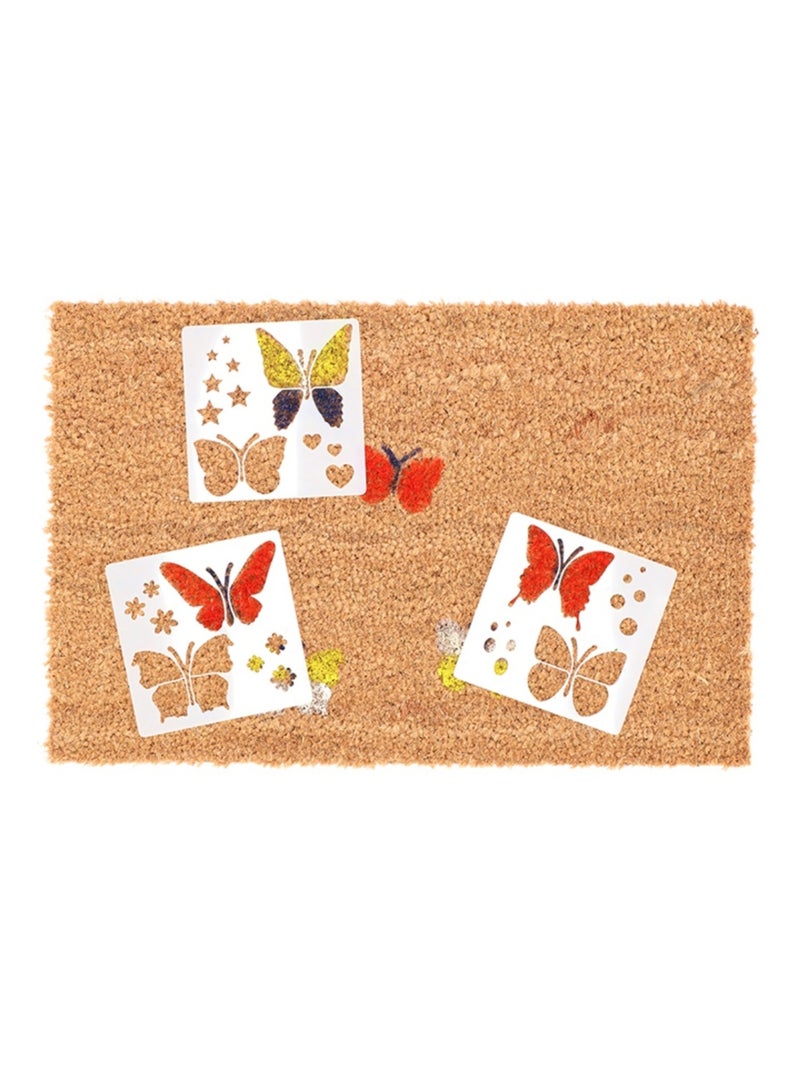 DIY Paillasson papillons Marron - Kiabi