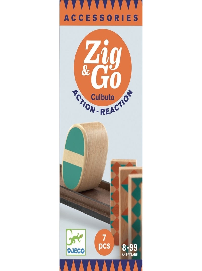 Djeco Jeu d'action et reaction Zig & Go - Culbuto Multicolore - Kiabi