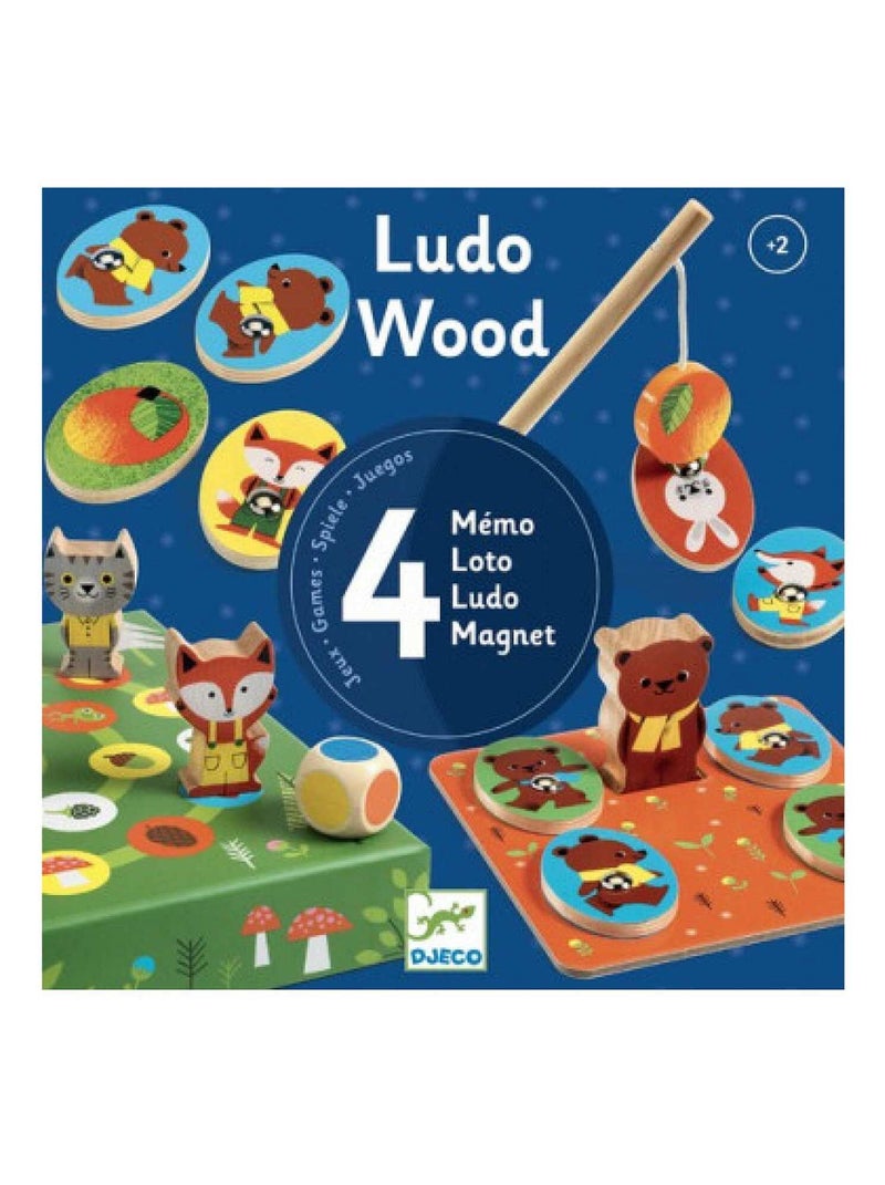 'djeco' Ludowood Quatre Jeux N/A - Kiabi