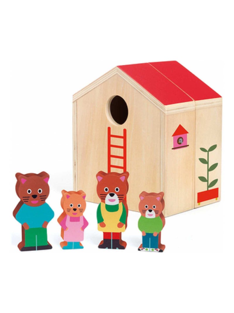 'djeco' Maison De Poupee En Bois N/A - Kiabi