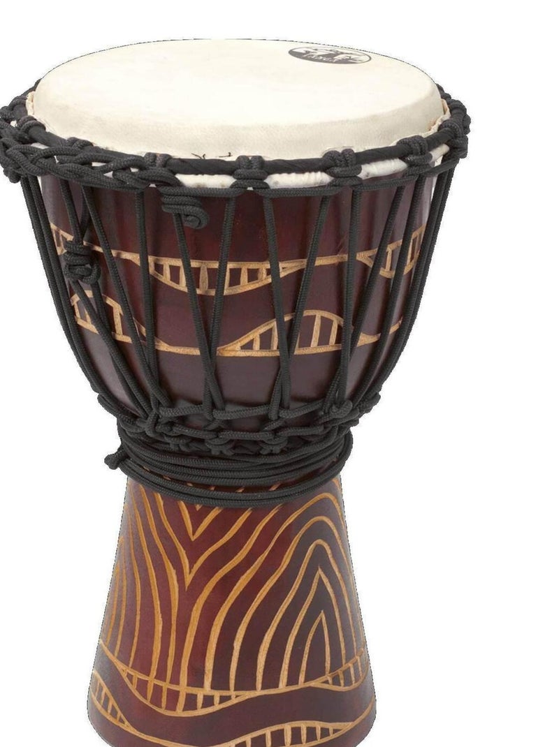 Djembé Slammer 8" rouge sculpté N/A - Kiabi