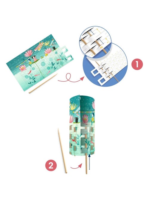 Do It Yourself 2 photophores à tisser Danse des lucioles - Kiabi