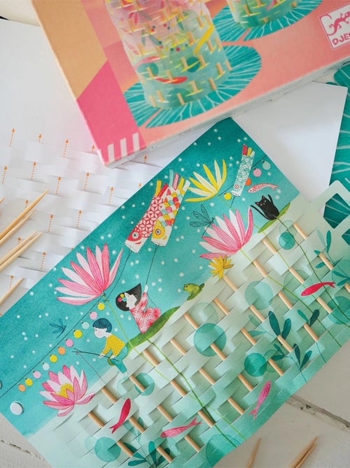 Do It Yourself 2 photophores à tisser Danse des lucioles - Kiabi