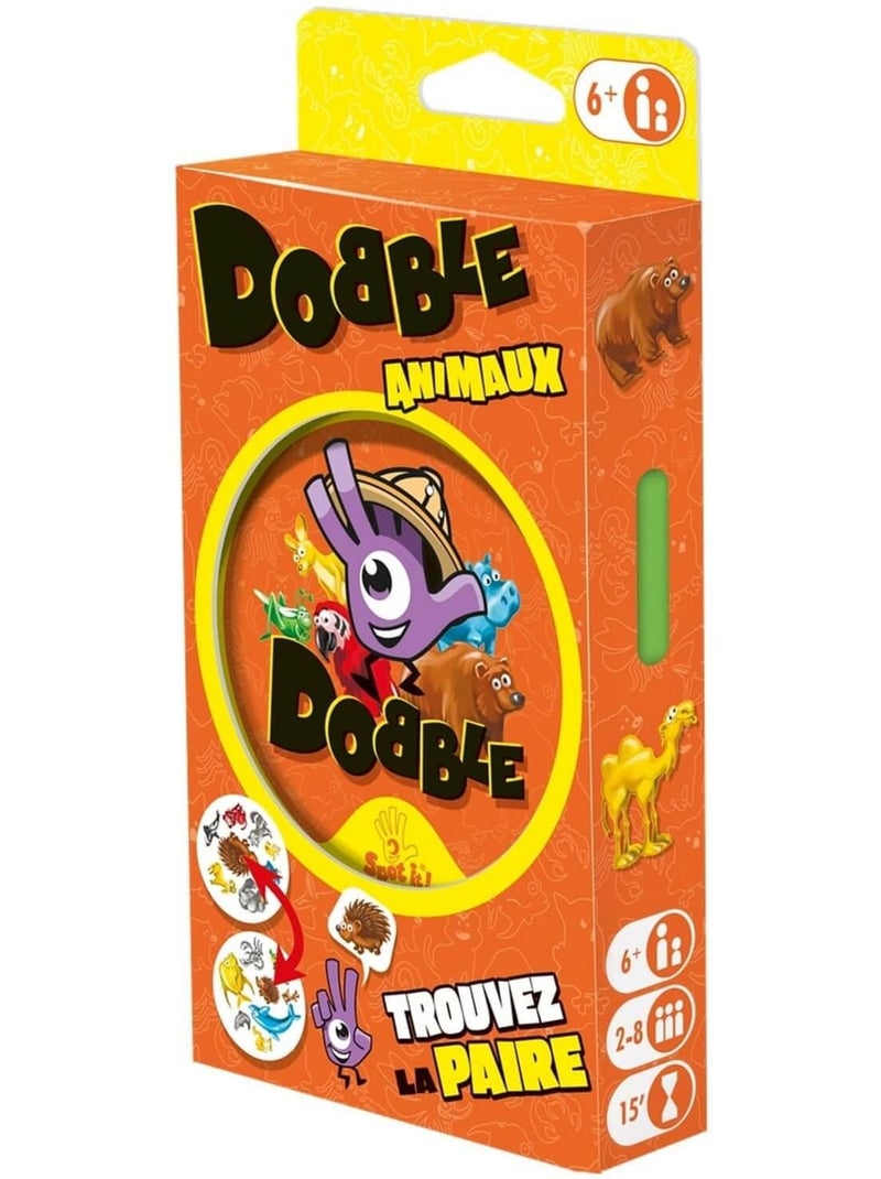 Dobble Animaux ( Blister ECO) Orange - Kiabi