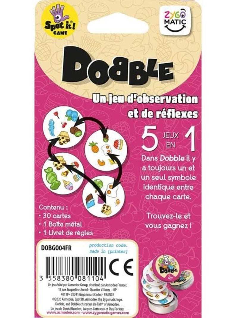 Dobble : Gourmandise (Blister ECO) N/A - Kiabi