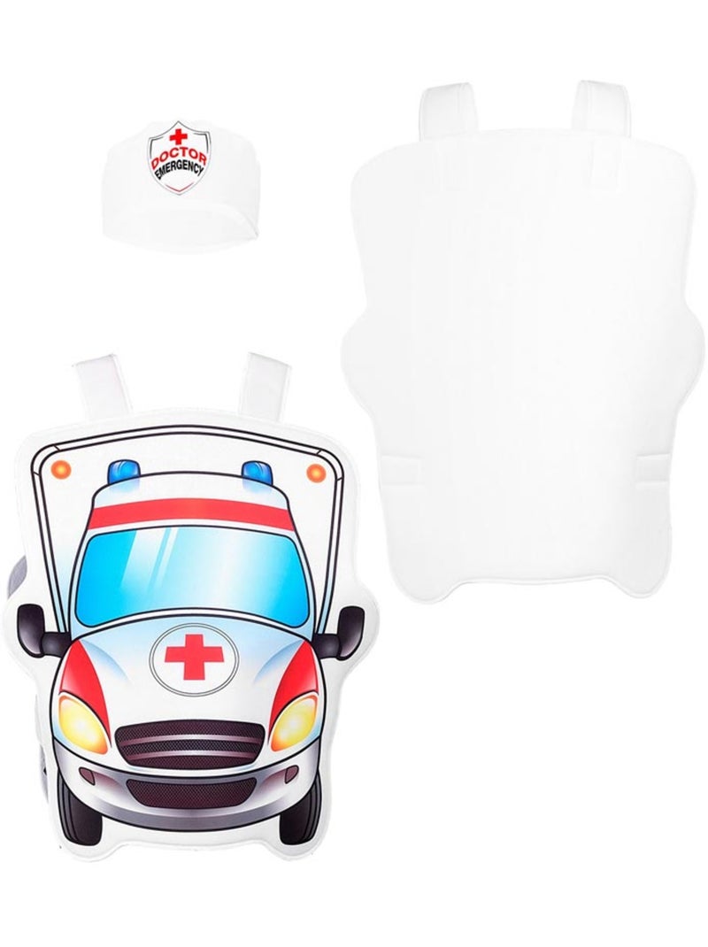 Docteur en costume d'ambulancier avec chapeau Multicolore - Kiabi